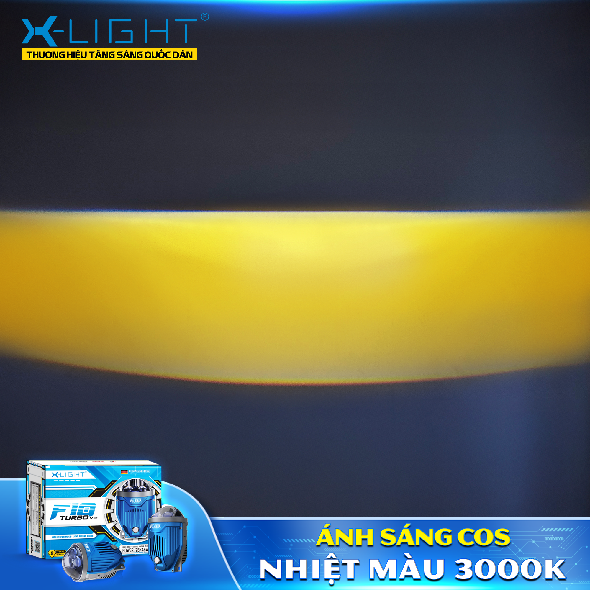 ĐÈN BI GẦM X-LIGHT F10 TURBO V2